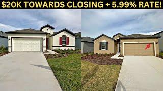 Inside 2 Variations of the Sweetwater Floor Plan by William Ryan Homes For Sale in Palmetto Florida