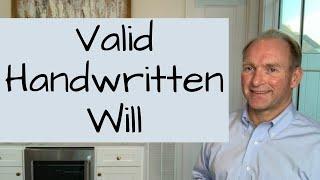 How To Make A Valid Handwritten Will While Trapped In Your Home