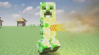 ROCKET BOOSTER vs 100 Realistic Minecraft CREEPERS in TEARDOWN