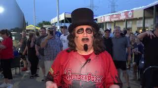 Rich Koz as Svengoolie accepts his Rondo as Favorite Horror Host.