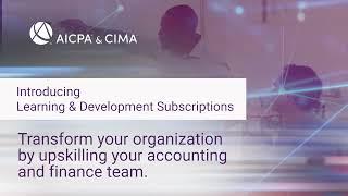 AICPA & CIMA Learning & Development Subscriptions