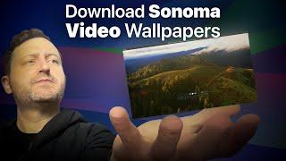 Download macOS Sonoma's Video Wallpaper with a free app I made!