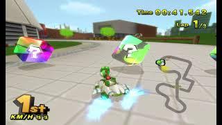 Mario Kart Wii Deluxe - Online race on BKMR Meltdown (1 v 1)