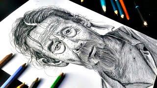 Realistic Portrait Drawing | Step by Step For Beginners | Tutorial | Old Man 