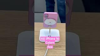 All iPhone 16 new five colors: Ultramarine, Teal, Pink, White, and black