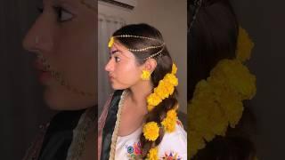 Chalo Janmashtami ke liye ready hote hai  Ye look aap Haldi par bhi kr sakte ho #shorts #youtube