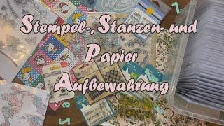 Stempel-, Stanzen-, und Blöcke- Aufbewahrung Anleitung/Tutorial