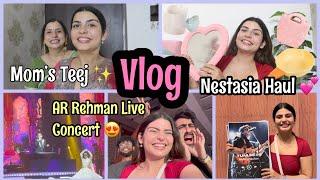 VLOG: AR Rehman Live Concert  ,Home Decor Haul,  Mom's Teej| Yashita Rai