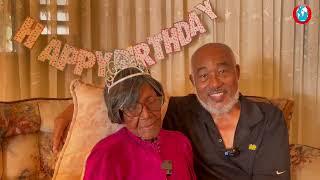 Cheerful giver Lena Walker celebrates 104th birthday with family