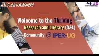 Discover the Research and Literary Community of IPER-UG