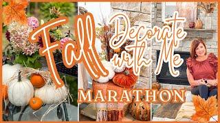 NEW FALL DECORATE WITH ME MARATHON | FALL DECOR | COZY FALL DECORATING IDEAS & STYLING INSPIRATION