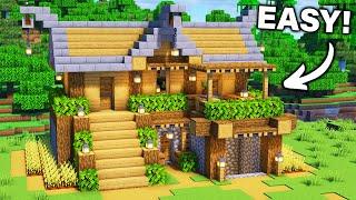 ️ Minecraft : Survival STARTER House  [ Build Tutorial for Survival ]