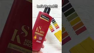 Wow tresemme shampoo ph test #shorts #tresemme  #shampoo #haircare #hairfall #phtest #keratin