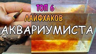 ТОП-6 ЛАЙФХАКОВ АКВАРИУМИСТА. Часть 1