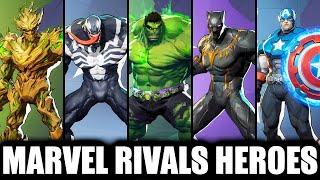 All Marvel Rivals Characters Abilities Showcase