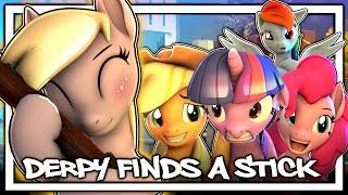 Derpy Finds a Strange Stick (SFM Ponies)