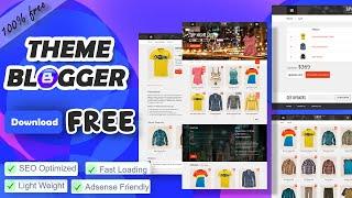 Blogger Ecommerce Theme Premium Free | DOWNLOAD FREE