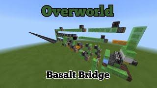 Cool overworld basalt bridge maker on Bedrock MCBE