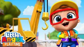 Community Helpers With Baby John | Fun Sing Along Songs by Little Angel Playtime