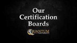 Our Certification Boards - Quantum University