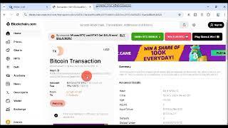 COPY AND UNCONFIRMED TRANSACTION FROM BLOCKCHAIN EXPLORER TO EARN BITCOIN