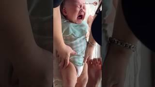  injection , Polio Vaccination, Cute Baby Girl Crying This Big Pain.#shorts