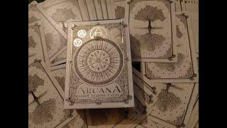 Arcana Tarot Playing Cards Flip Through