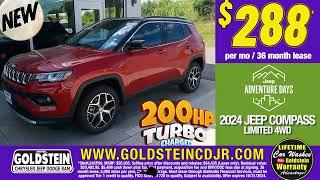 2024 Jeep Compass Limited 4WD - Lease for $288 per mo / 36 months - Offer Exp. 10/31/24*