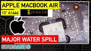 Apple MacBook Air 1466: Water Spill & SMC Chip Repair Without Replacement