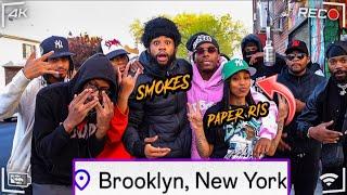 SMOKES VISITS PAPER RIS HOOD IN BROOKLYN 