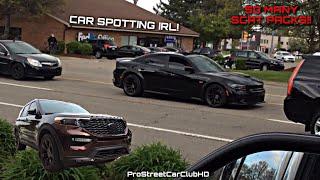 Car Spotting In Michigan! I Saw So Many Scat Packs And More! 30K Subs!| The Beginning Of My IRL Vids