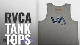 Top 10 Rvca Tank Tops [Winter 2018 ]: RVCA VA All Stars Athletic Heather Gray Blue Men's Tank Top