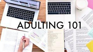 Adulting 101 for College Students // Budgeting, Meal Prep, Laundry, Organisation and Much More!