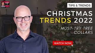 Christmas Tree Trends 2022 | Christmas Tree Collars | Christmas Decoration Ideas | Interior Design