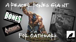 A Reaper Bones Giant For Oathmark   Hill Giant Lowland Warrior 77475