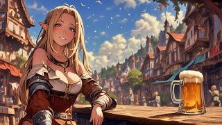 Relaxing Fantasy Medieval Music - Sunday in Tavern, Fairytale Bard Ambience, Soothing Game Music