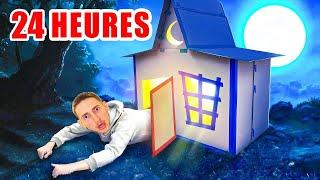 24 HEURES DANS UNE MAISON EN CARTON ! RÉVEIL À 3H DU MATIN !!