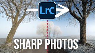 How to get SHARP & CLEAR Photos with LIGHTROOM Editing!