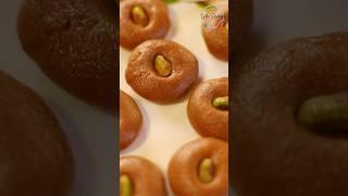 Two-in-One Dessert Magic:Banana Sheera & Badam Peda!#shorts #peda #mithai #sujihalwa #indiansweet