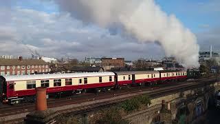 46100 "Royal Scot" passes Cambria Junction with an LSL outing