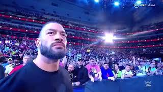 Roman Reigns Entrance As Double Champion, WWE Raw, April 04 2022