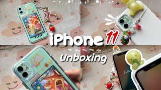 iPhone 11 Green mint Unboxing (2hand) + Shopee Haul| Aesthetic vlogs