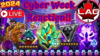 Cyber Week/Black Friday Live Crazy Deals Reaction & Review! Come Hangout! Historic Day For MCOC!!