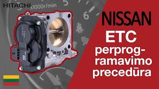 NISSAN - ETC (elektroninio droselio) perprogramavimo precedūra | Hitachi Astemo Aftermarket Germany