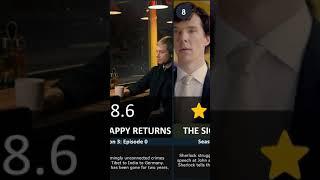 All Sherlock Episodes Ranked From Lowest to Highest #shorts