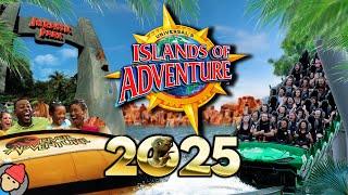 Universal Islands of Adventure RIDES & ATTRACTIONS 2025 | Universal Orlando Resort