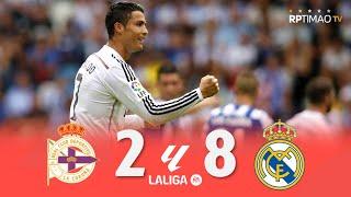 Deportivo La Coruña 2 x 8 Real Madrid (C. Ronaldo Hat-Trick) ● La Liga 14/15 Goals & Highlights ᴴᴰ