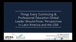 Things Every Continuing Professional Education Global Leader Should Know