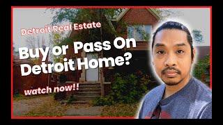 Buy or Pass on This Vacant Detroit Property ?- Detroit Real Estate Investing