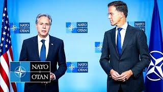 NATO Secretary General with  US Secretary of State Antony J. Blinken, 13 NOV 2024